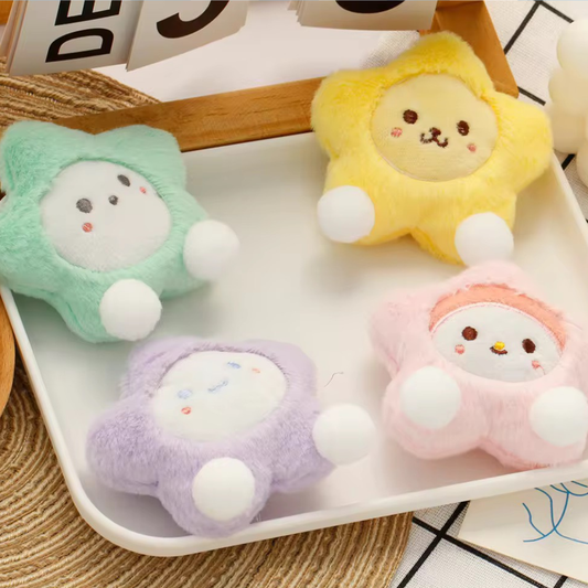 Puppy N Paw Little Star Plush Toy ตุ๊กตารูปดาวสีพาสเทล สำหรับน้องแมว สุนัขเด็ก บีบมีเสียง