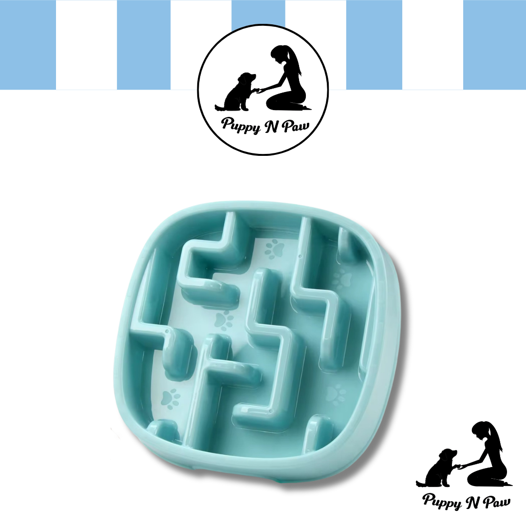 Puppy N Paw Maze - Slow Feed Bowl ชามชะลอการกินไว สำหรับสัตว์เลี้ยง