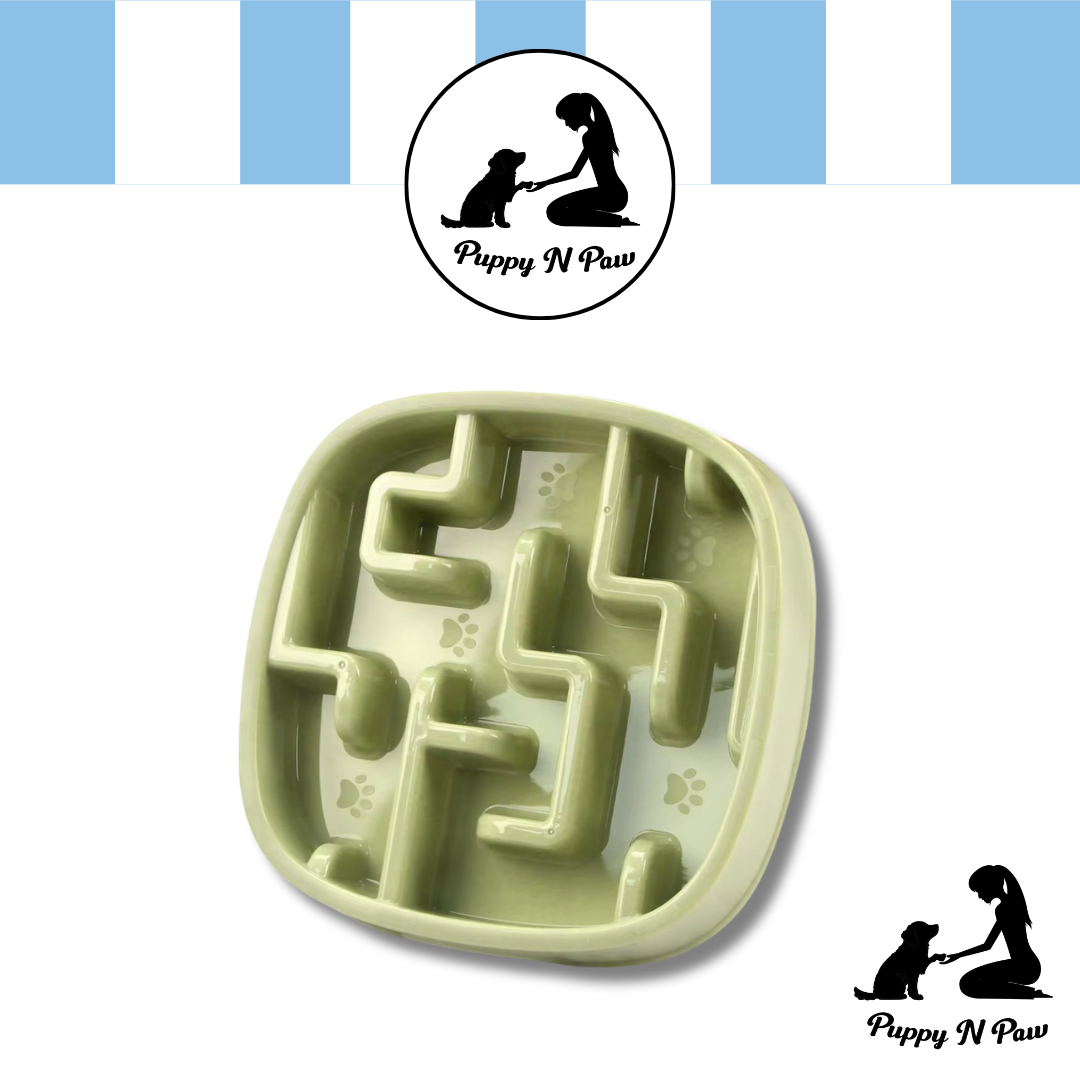 Puppy N Paw Maze - Slow Feed Bowl ชามชะลอการกินไว สำหรับสัตว์เลี้ยง