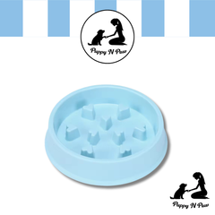 Puppy N Paw Small Heart - Slow Feed Bowl ชามลดการกินไว สำหรับสัตว์เลี้ยง