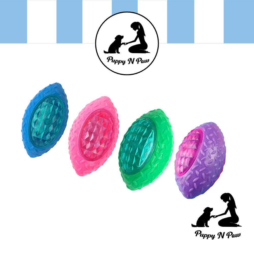 Puppy N Paw Small Rugby Ball Bite Resistant ของเล่นสุนัข ของกัด สำหรับสัตว์เลี้ยง