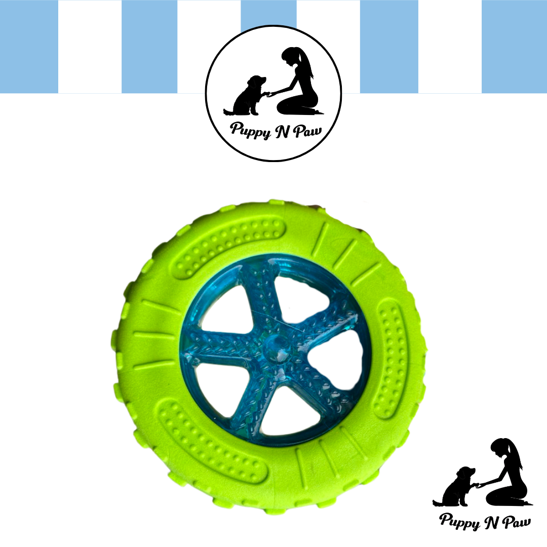 Puppy N Big Wheel Bite Resistant for Pets ของเล่นยาง ของเล่นสุนัข สำหรับกัด