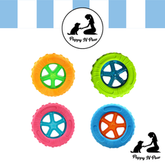 Puppy N Big Wheel Bite Resistant for Pets ของเล่นยาง ของเล่นสุนัข สำหรับกัด