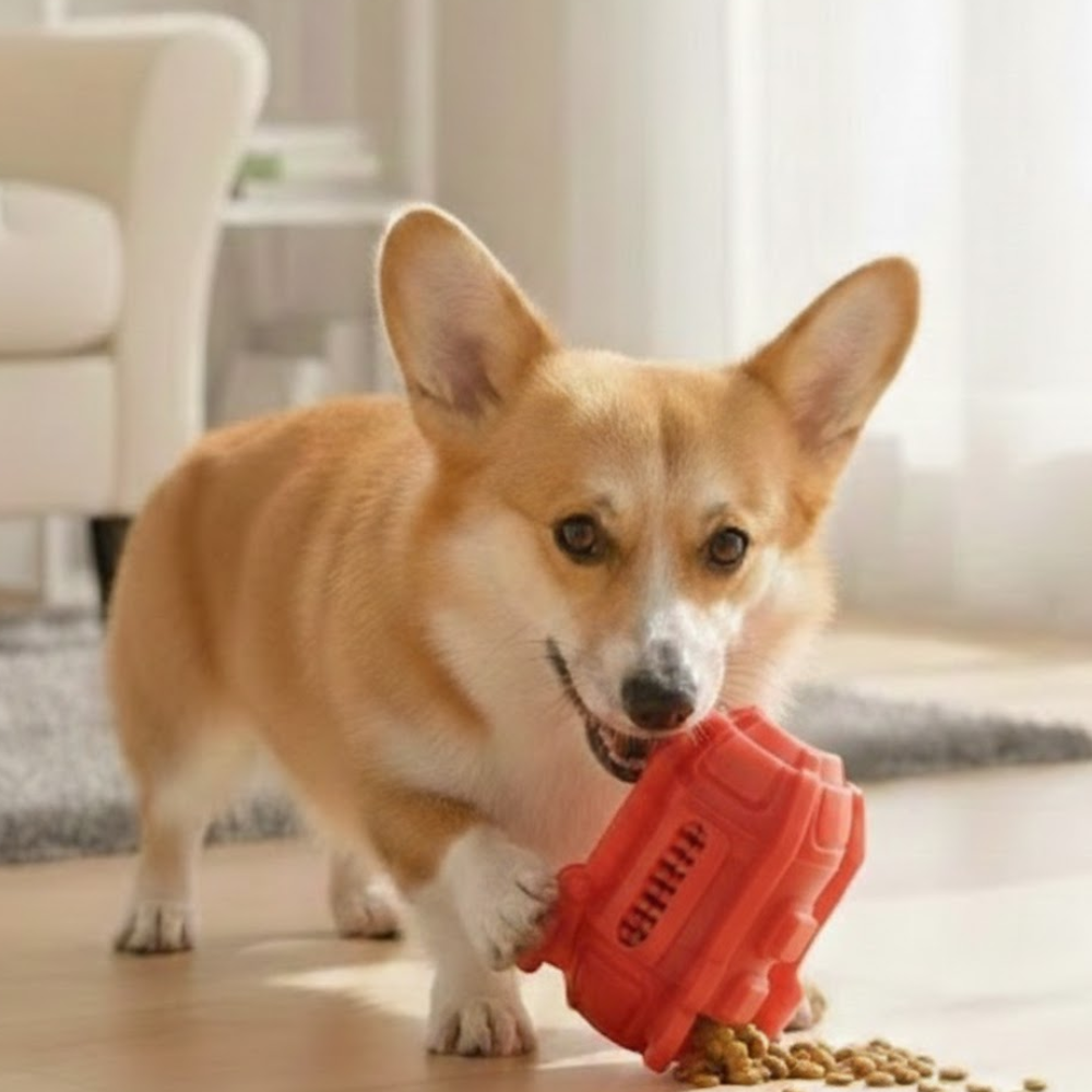 Puppy N Paw Rocket Snack Hiding Toy ของเล่นสุนัข แข็งแรง สำหรับกัด ซ่อนขนม ของเล่นฝึกทักษะน้องหมา