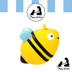 Puppy N Paw Queen Bee Squeaky Toy - Yellow ของเล่นยาง ของเล่นสุนัข บีบมีเสียง