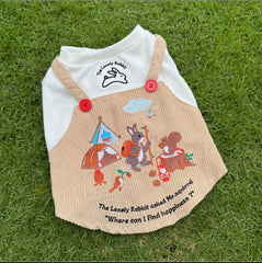 The Lonely Rabbit First Adventure ชุดเอี๊ยมสำหรับน้องหมา ชุดหมา ชุดแมว ชุดสุนัข ชุดสัตว์เลี้ยง