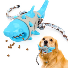 Puppy N Paw Biting Shark for Teeth Cleaning ของเล่นสุนัข ฝึกทักษะ ซ่อนขนม แข็งแรง เหมาะสำหรับกัด