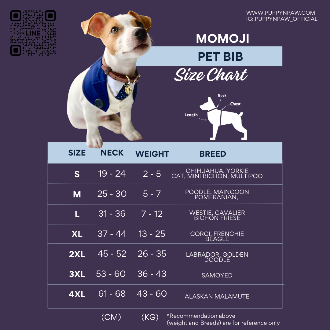 Momoji Kristen Bib - ชุดสำหรับสัตว์เลี้ยง ชุดสุนัขผู้หญิงมีกระโปรง