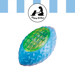 Puppy N Paw Small Rugby Ball Bite Resistant for Pets