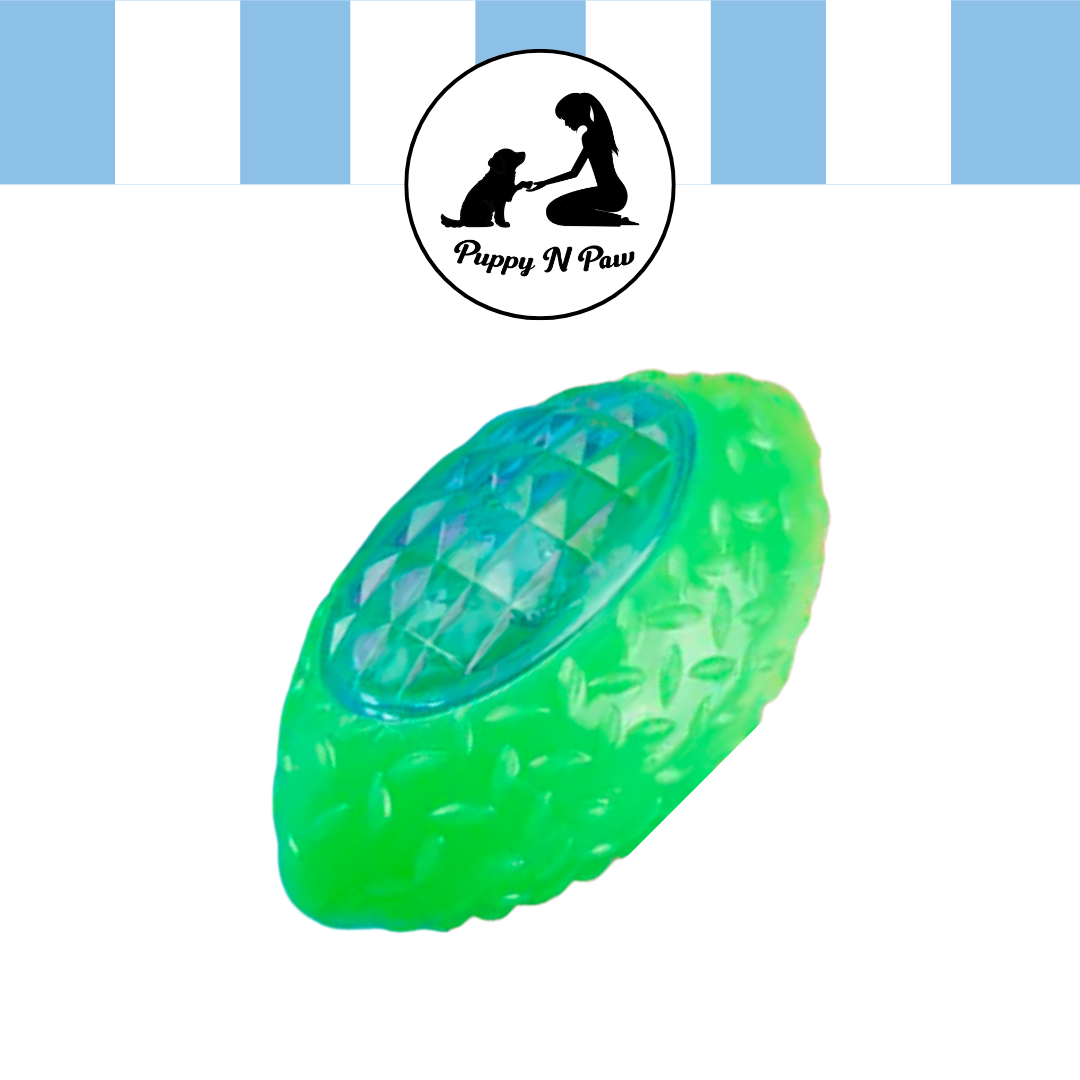 Puppy N Paw Small Rugby Ball Bite Resistant for Pets