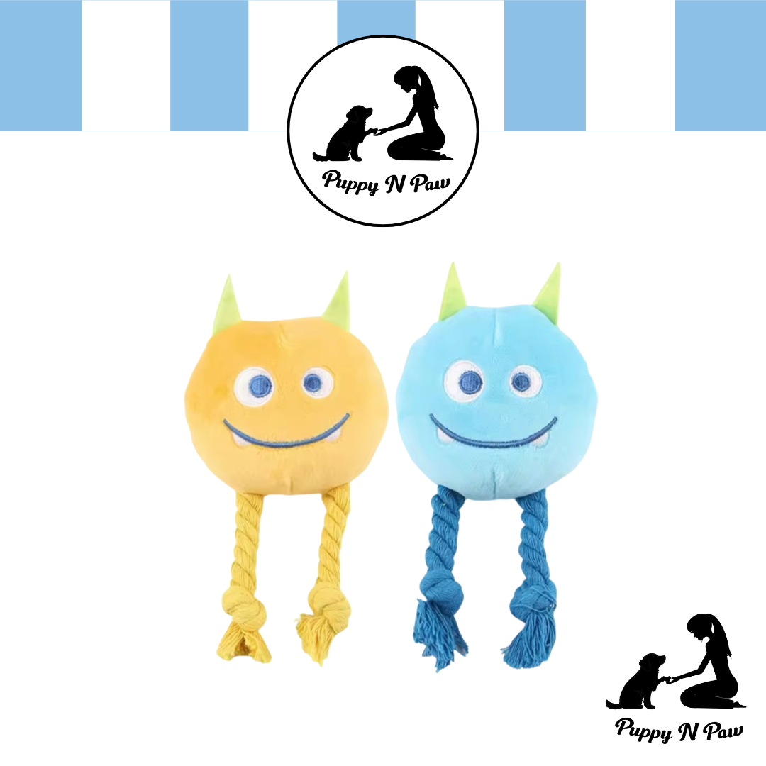 Puppy N Paw Smile Monster Plush Toy for Pets