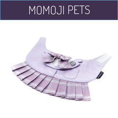 Momoji St Edan Bib ชุดสุนัข ชุดแมว ชุดสัตว์เลี้ยง ผ้าพันคอสุนัข ชุดนักเรียน สีม่วง