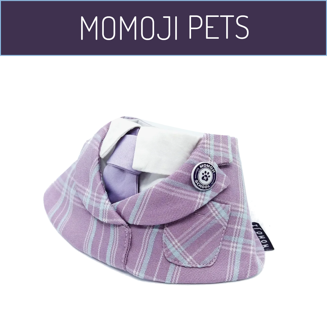Momoji St Edan Bib ชุดสัตว์เลี้ยง ผ้าพันคอสุนัข ชุดนักเรียน