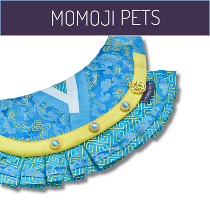 Momoji Civil Bib - Water Blue