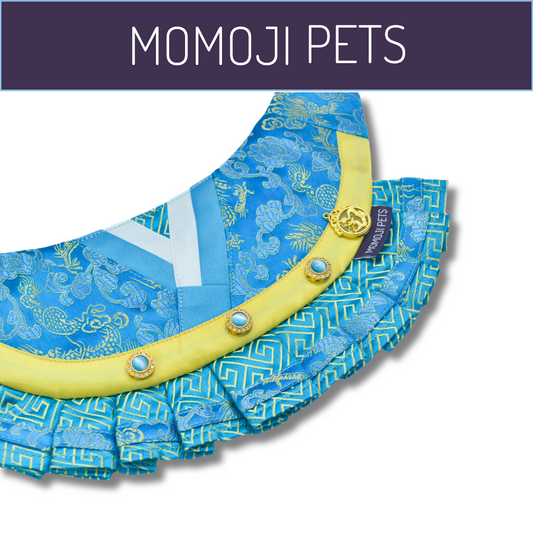 Momoji Civil Bib - Water Blue