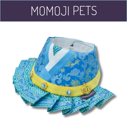 Momoji Civil Bib - Water Blue