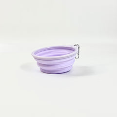 Puppy N Paw 350ml Pastel Foldable Bowl ชามอาหารซิลิโคนแบบพกพา พับได้ ทนอุณหภูมิได้สูง ใช้สำหรับสัตว์เลี้ยง