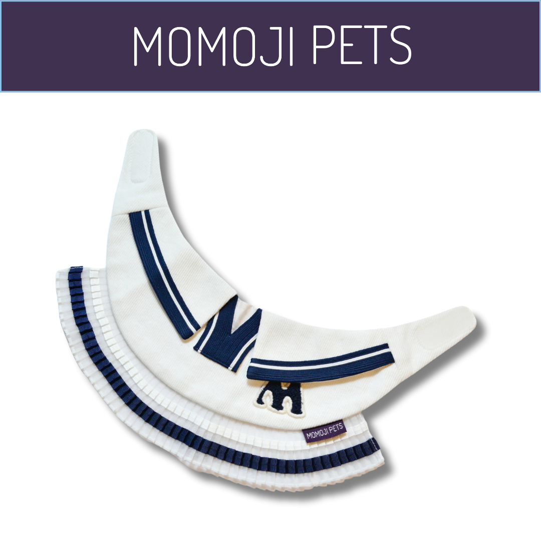Momoji Tennis Pet Bib - White ชุดเทนนิสชาย เทนนิสหญิง ชุดสำหรับสุนัข แมว ชุดน้องหมามีกระโปรง