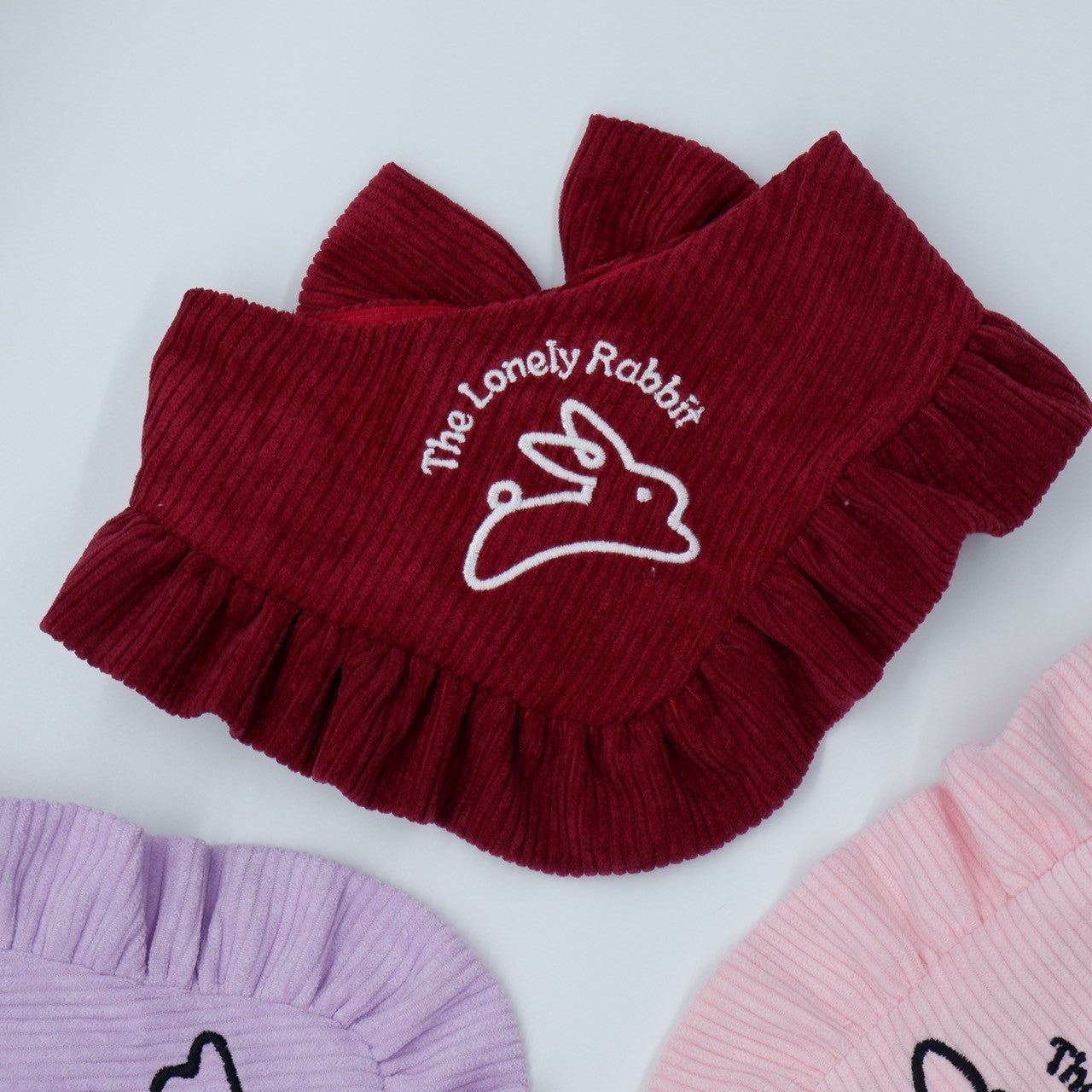 The Lonely Rabbit Fluff Flip Scarf ผ้าผันคอน้องหมาน้องแมว เป็นได้ทั้งโบว์หรือผ้าผันคอ  มี 7 สี