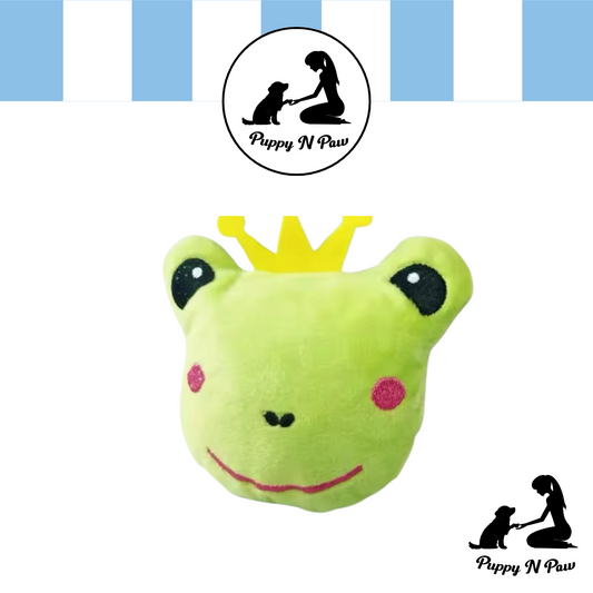 Puppy N Paw The Frog Prince Plush Toy for Pets ของเล่นสำหรับน้องหมาน้องแมว ของเล่นสำหรับสุนัขเล็ก