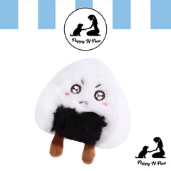 PUPPY N PAW Mini Breakfast Squeaky - ของเล่นหมาเล็ก รูปไข่ ขนมปัง ข้าวปั้น ชีส