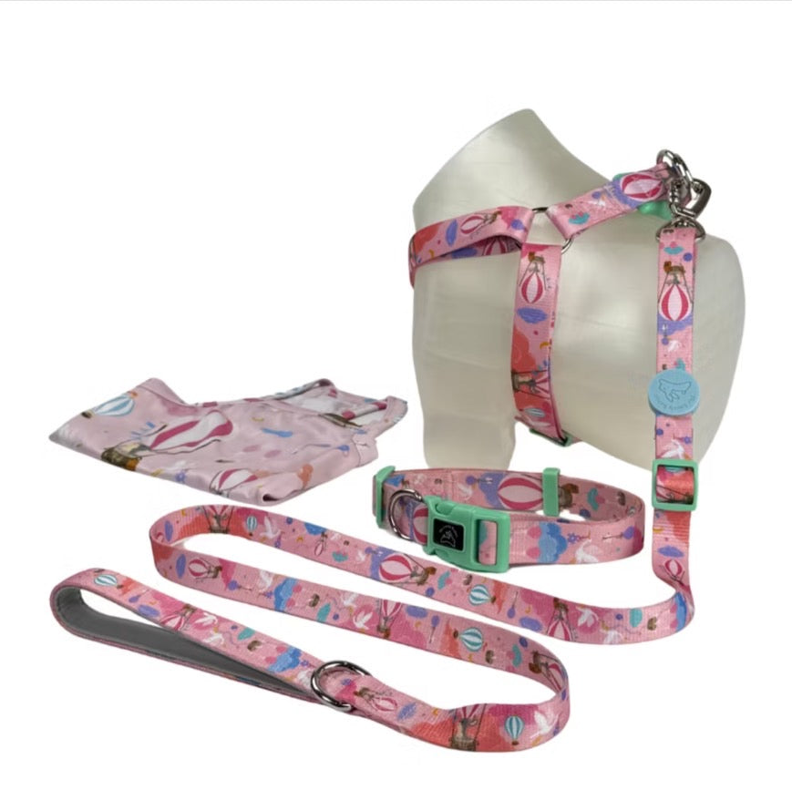 The Lonely Rabbit ปลอกคอ รัดอก สายจูง สำหรับสัตว์เลี้ยง สุนัข หมาใหญ่ แมว Collar Leash Harness