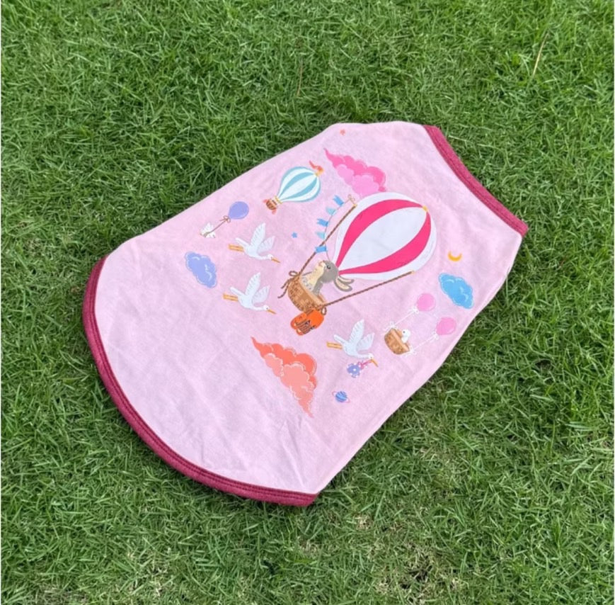 The Lonely Rabbit First Adventure Shirt - เสื้อยืดสำหรับสัตว์เลี้ยง สุนัขแมว