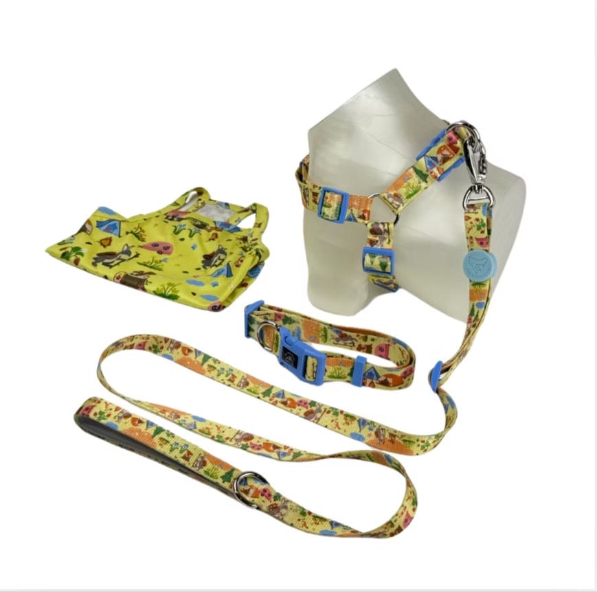 The Lonely Rabbit ปลอกคอ รัดอก สายจูง สำหรับสัตว์เลี้ยง สุนัข หมาใหญ่ แมว Collar Leash Harness