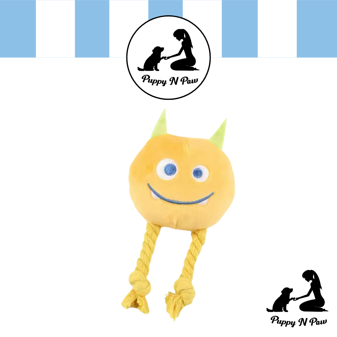 Puppy N Paw Smile Monster Plush Toy for Pets